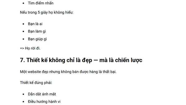 Website Của Bạn Đang Âm Thầm Làm Mất Khách Mỗi Ngày?