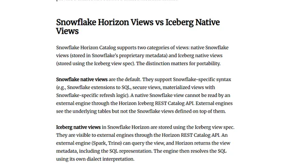The 2026 Guide to Iceberg View Federation