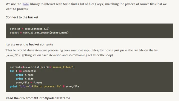 ETL Offload with Spark and Amazon EMR - Part 2 - Code development with Notebooks and Docker