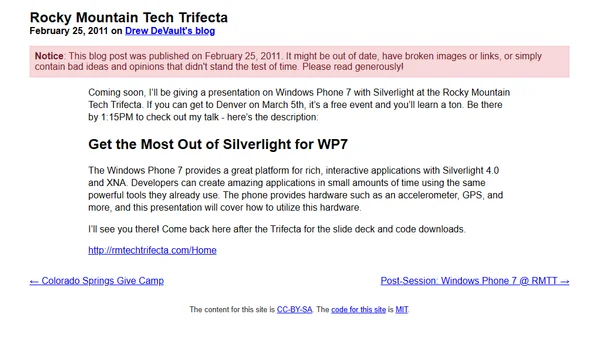 Rocky Mountain Tech Trifecta