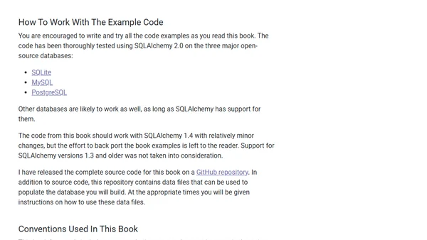 Introduction to SQLAlchemy 2 In Practice