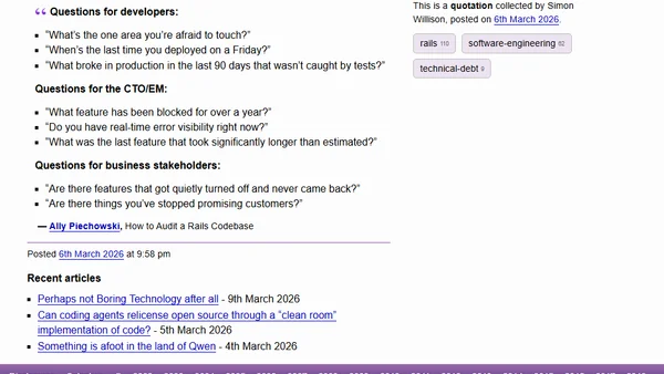 Quoting Ally Piechowski