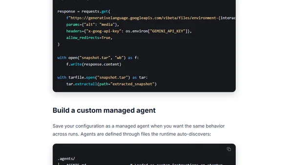 Gemini Managed Agents: Developer Guide
