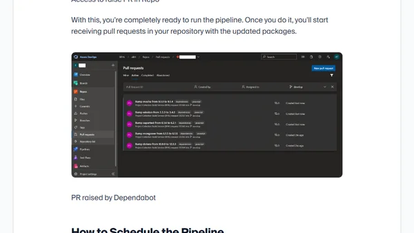 How to Keep Your Package Dependencies Up to Date on Azure DevOps