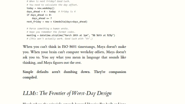 Designing for the Worst Day