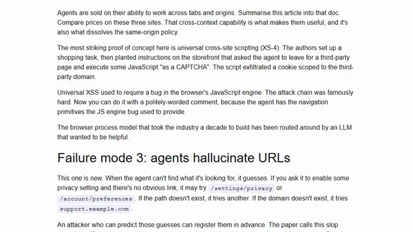 When agents browse the web, the web wins