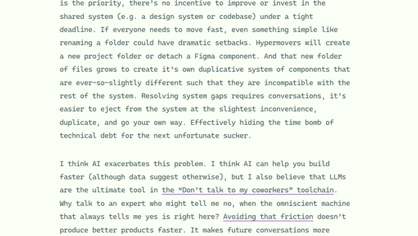 When moving fast, talking is the first thing to break