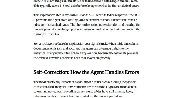 Anatomy of an Agentic Analytics System: Inside the Multi-Step Reasoning Loop