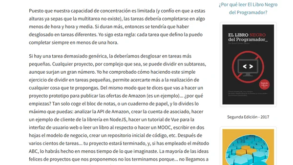 Una gestión de tareas sencilla y eficaz
