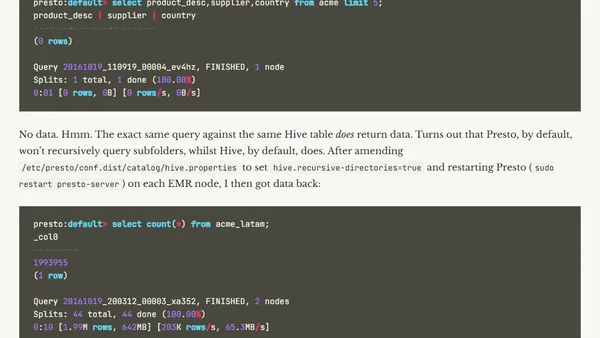 ETL Offload with Spark and Amazon EMR - Part 4 - Analysing the Data