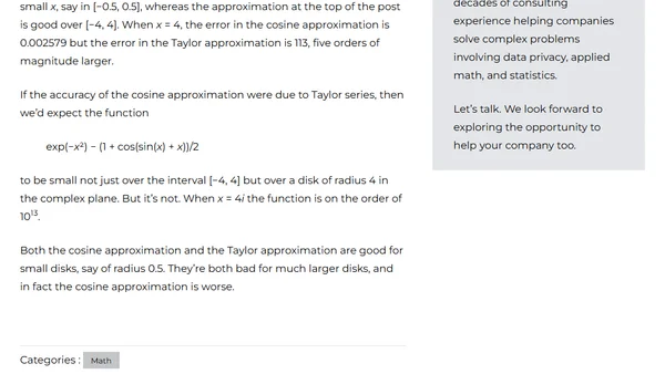 It’s not just Taylor series