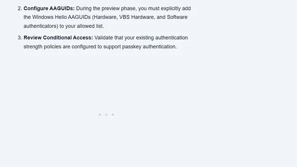 New Microsoft Entra Passkeys for Windows Hello Enter Public Preview