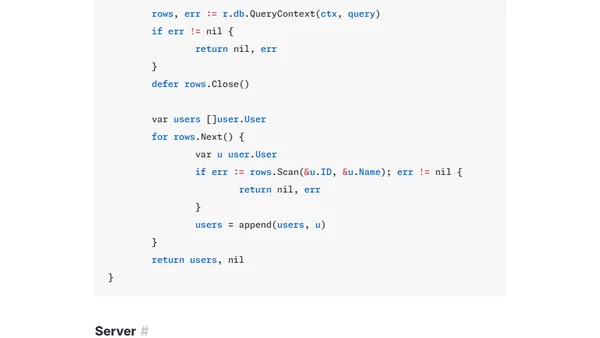 Repository pattern in Go service