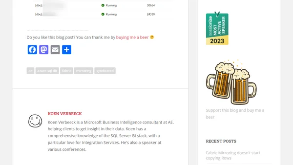 Fabric Mirroring doesn’t start copying Rows