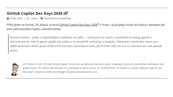 GitHub Copilot Dev Days 2026