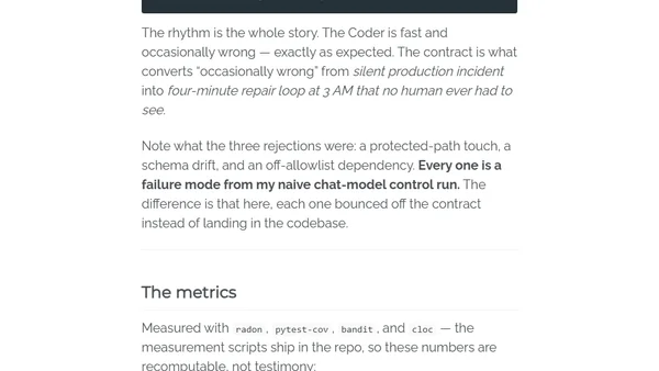 I Let an Open-Source AI Team Refactor a 10,000-Line Legacy Codebase Overnight — Under a Strict Matrix Contract