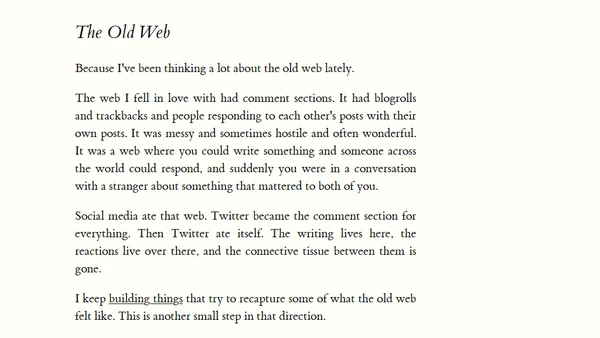 Don't Read the Comments