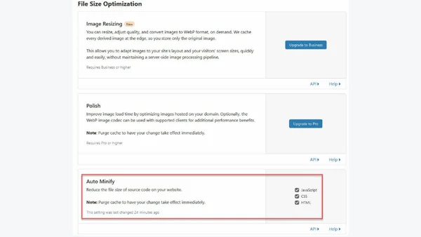 ASP.NET Core Blazor with SignalR breaks when used with Cloudflare's HTML minification