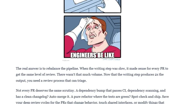 The Code Review Bottleneck Is You