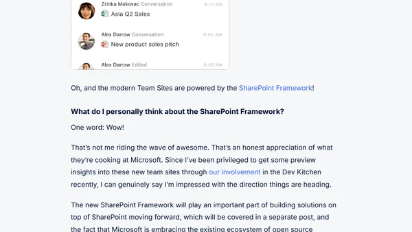 The Future of SharePoint - it's here!