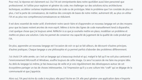Se former à un nouveau langage à l'ère de l'IA