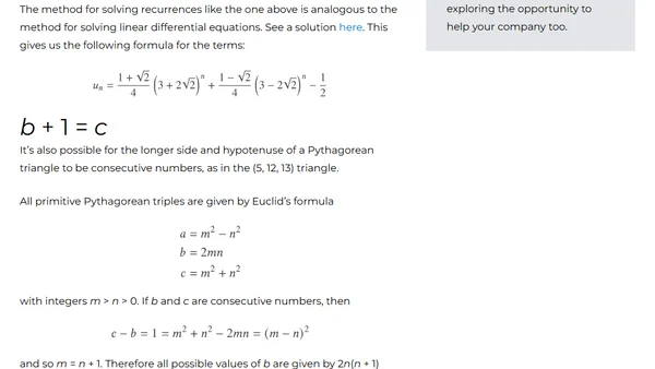 Consecutive Pythagorean triangle sides