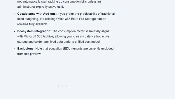 Microsoft Introduces Pay-As-You-Go SharePoint Storage Meter