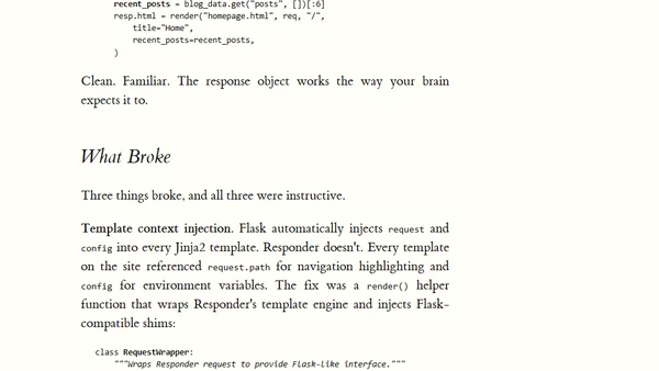This Site Now Runs on Responder