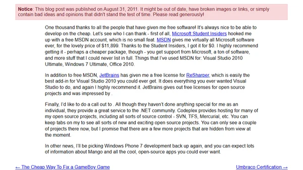 Free Software Abounds
