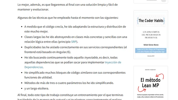Refactorizar para ganar velocidad
