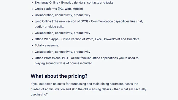 Office 365 - Part 1: What is Office 365 and how can my organization benefit from using it?