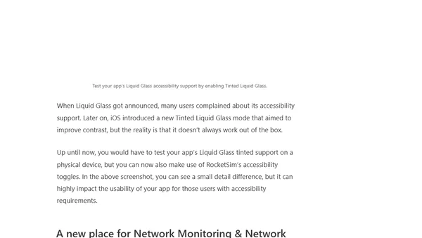 RocketSim 15: VoiceOver Navigator & Pro Simulator Recordings