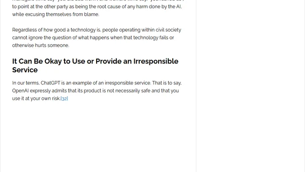 Responsibility is the Human Moat