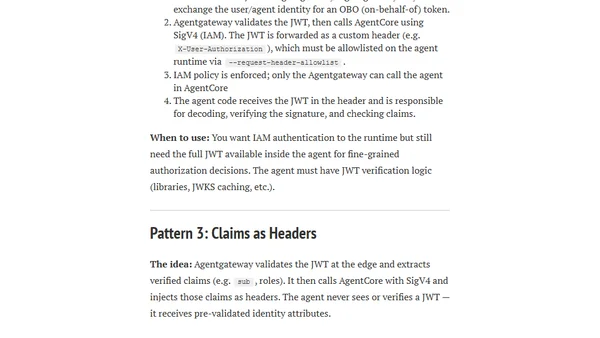 Inbound Auth for Agentcore With Agentgateway