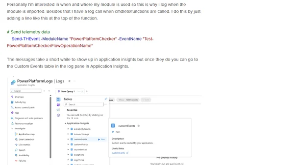 Monitor your PowerShell modules in Azure