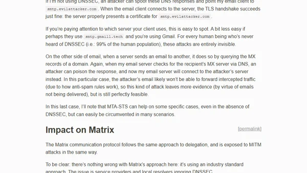 Ignore DNSSEC if you like MITM attacks