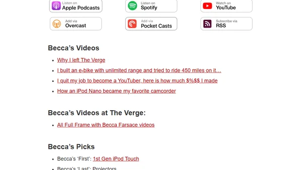 Podcast Rewind: Federico’s MacBook Neo, the Sony PC Withdrawal, iPod Touch Nostalgia, Complimenting Password Managers, and More