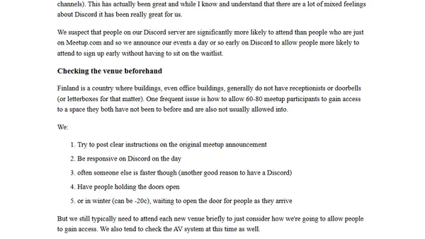 A year of the Helsinki Python meetup