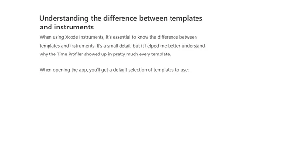 Using Xcode Instruments to optimize Swift Concurrency Code