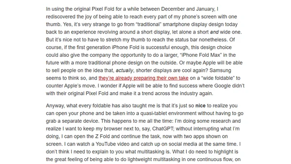 The iPhone Fold Doesn’t Need iPadOS to Be a Great “Tablet”