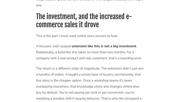How Chrome Extension Development for E-commerce Led to Increased Sales