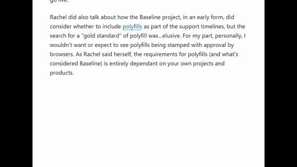 Web of State of the Browser Day Out [blog]