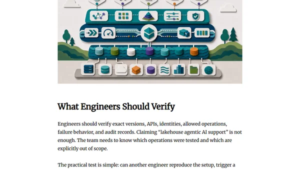 Lakehouse as the Operating Layer for Agentic AI