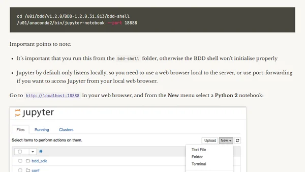 Using Jupyter Notebooks with Big Data Discovery 1.2