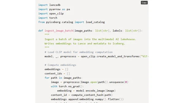 Lance and Iceberg for Multimodal AI Data
