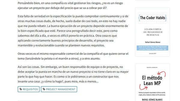 ¿Requisitos? ¿Y eso qué es?