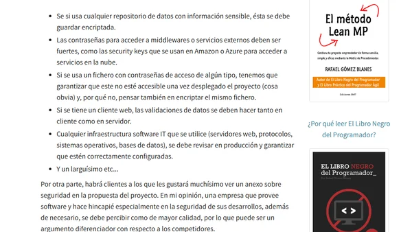 Consideraciones acerca de la seguridad informática