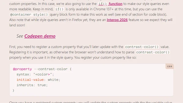 contrast-color() beyond black & white
