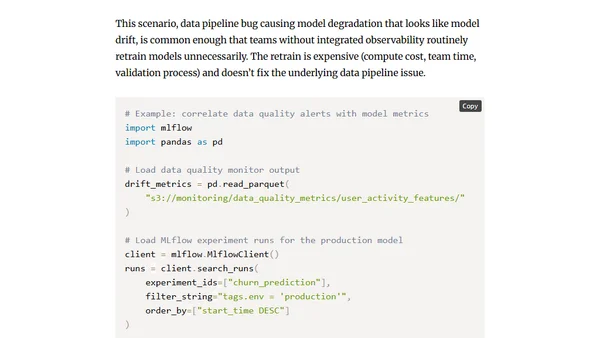 Bringing MLflow and Data Pipelines Closer Together