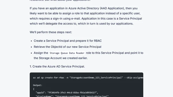 Secure your data in Azure Storage Accounts using RBAC (Role-Based Access Control)